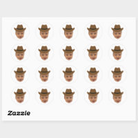 Funny Baby Face 1st Rodeo Western Theme 