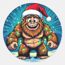 Funny Christmas Bigfoot Sasquatch