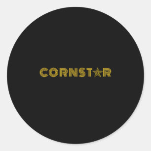 Adesivo Redondo Funny Cornhole Equipe Cornhole