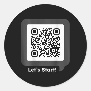 Adesivo Redondo Funny Dancing Qr Presidente Byck Side