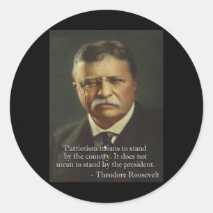 Adesivo Redondo Funny Dank Meme Designs Theodore ' Roosevelt Meme