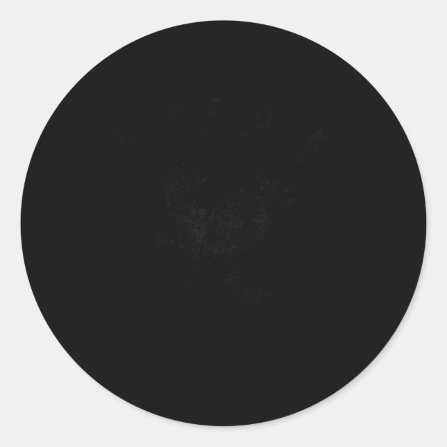 Adesivo Redondo Funny F Caw F Crow  (Frente)