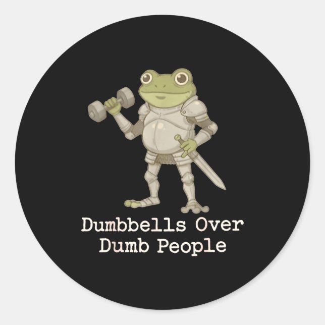 Adesivo Redondo Funny Frog Pregnancy Announcement Medieval Pregnan (Frente)