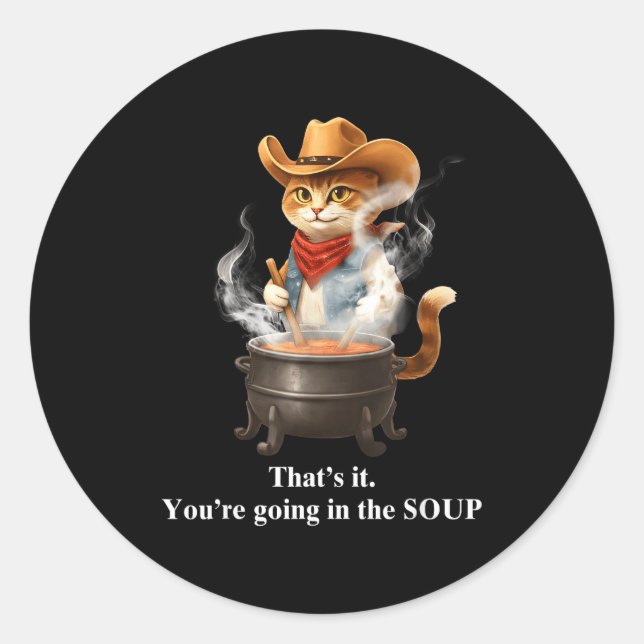 Adesivo Redondo Funny Frog Witch Meme That's It You're Going In Th (Frente)