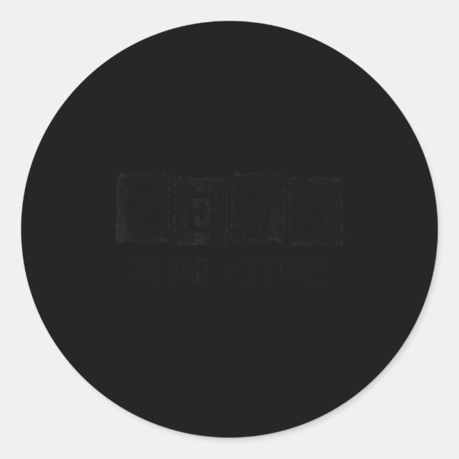 Adesivo Redondo Funny Gen X - Generation X - Gen X Just Don't Care (Frente)