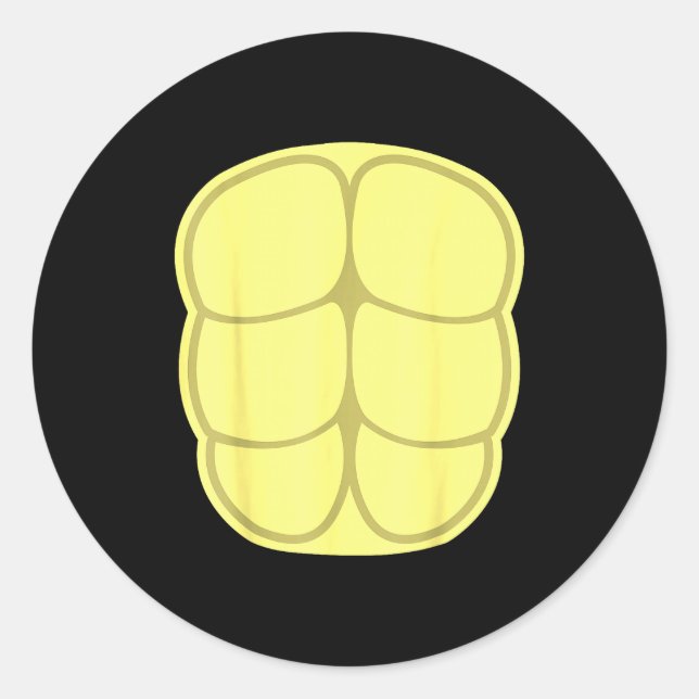 Adesivo Redondo Funny Halloween Costume Diy Turtle Shell Animal Bo (Frente)