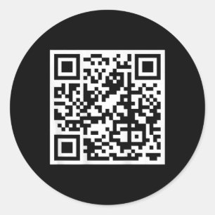 Adesivo Redondo Funny Qr Presidente Trump 4547 Trump Dancing Code