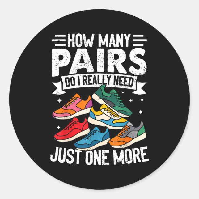 Adesivo Redondo Funny Running Shirt For Men Women Runner Marathon  (Frente)