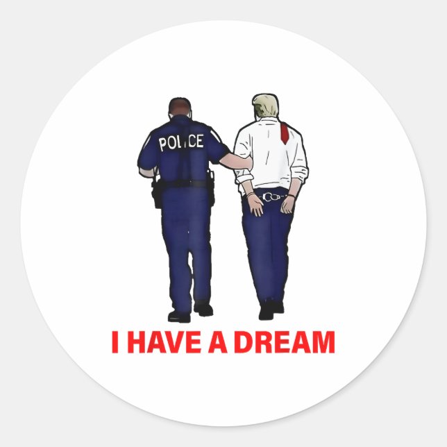 Adesivo Redondo Funny Trump Lice Saying Quote Men Women  (Frente)