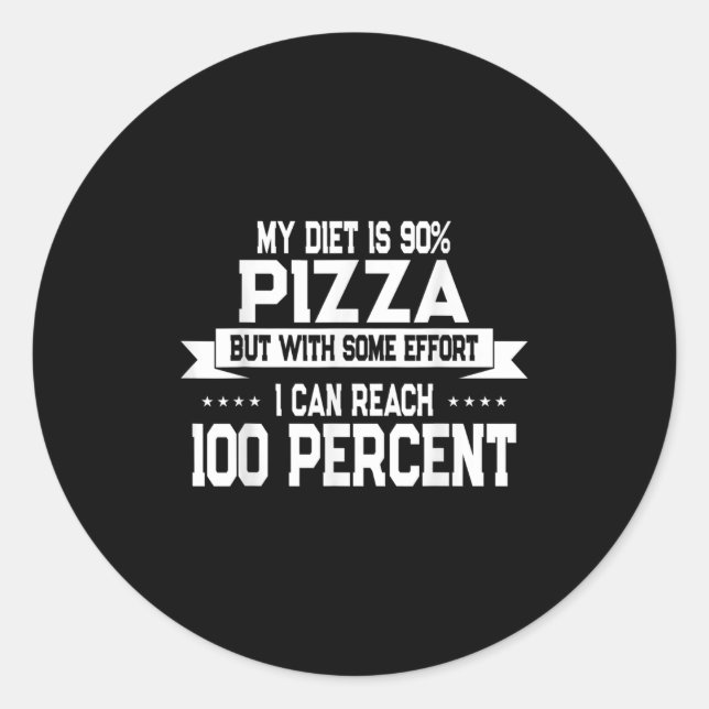 Adesivo Redondo Funny Zza Lover New Years Resolution Quote  (Frente)