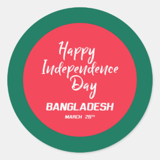 Adesivo Redondo Funy mémorial day stickers 