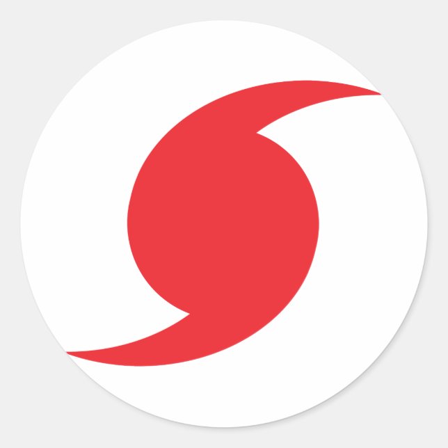 Adesivo Redondo Furacão (Frente)