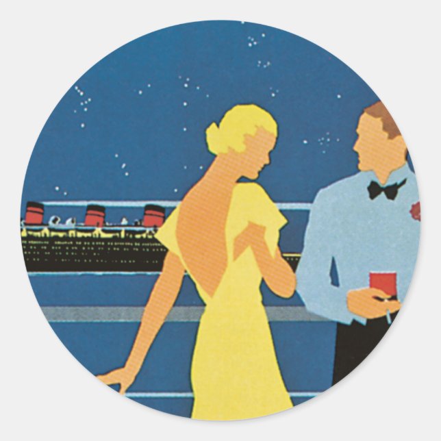 Adesivo Redondo Furness ~ Rainha das Bermudas (Frente)