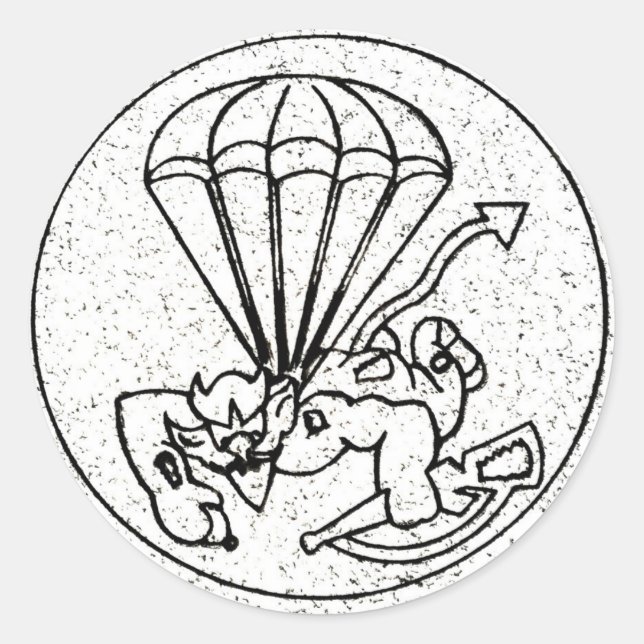 Adesivo Redondo Fury from Sky Brigade Sticker (Frente)