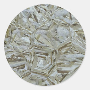 Adesivo Redondo Fuselaria OSB Textura de construção