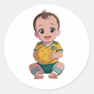 Adesivo Redondo Futebol amado