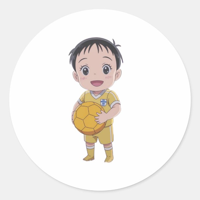 Adesivo Redondo Futebol amado (Frente)