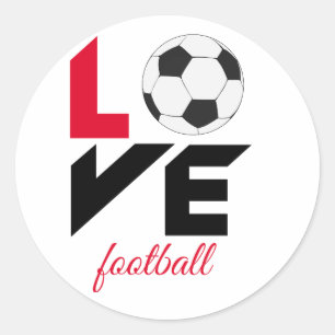 Adesivo Redondo Futebol amado