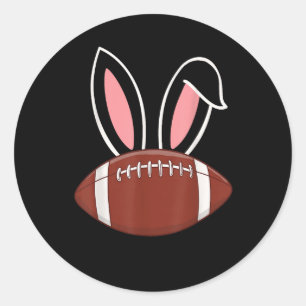Adesivo Redondo Futebol Americano Bunny Ears