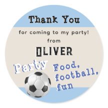 Futebol Ball Festa de aniversário Azul