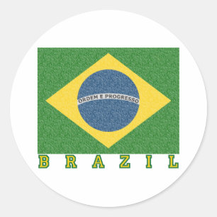 Adesivo Redondo Futebol brasileiro 2010