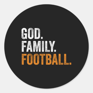 Adesivo Redondo Futebol da família Deus
