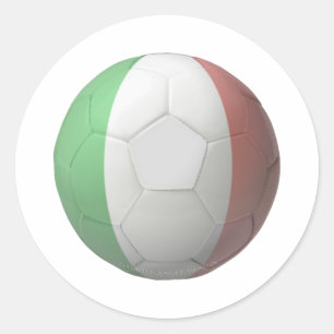 Adesivo Redondo Futebol da Itália