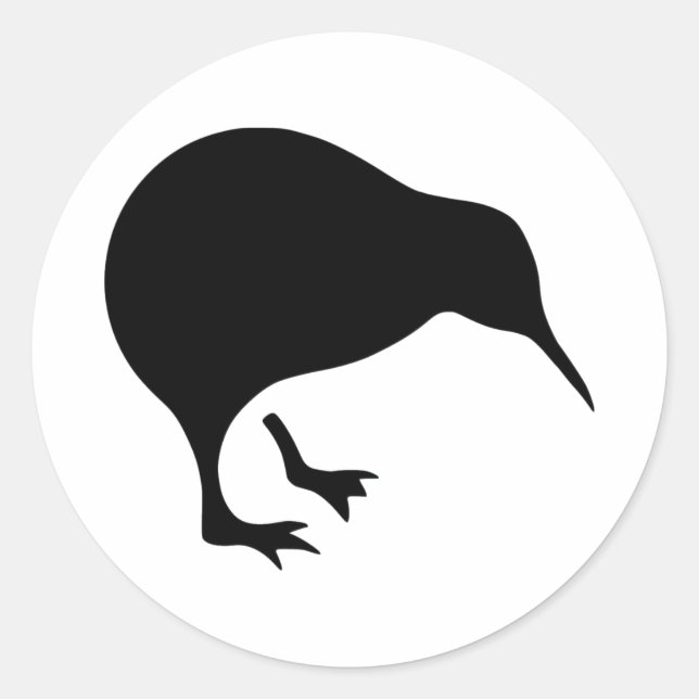 Adesivo Redondo Futebol da Nova Zelândia (Frente)