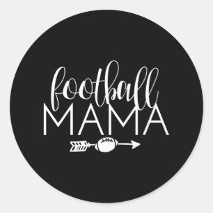 Adesivo Redondo Futebol de Mama Orud Desportivo Dia do Jogo da Mãe