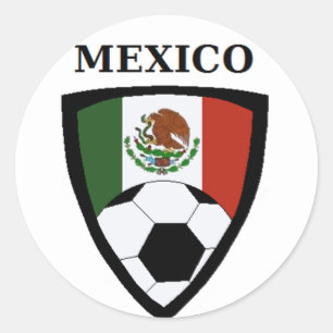 Adesivo Redondo Futebol de México