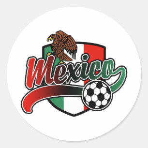 Adesivo Redondo Futebol de México