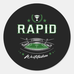 Adesivo Redondo Futebol de Viena - Não ao que acontece na vida em