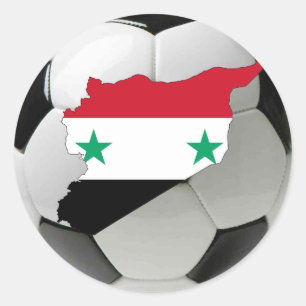 Adesivo Redondo Futebol do futebol de Syria