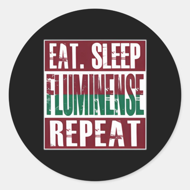 Adesivo Redondo Futebol Fluminense Camisa Fluminense Camiseta Flum (Frente)