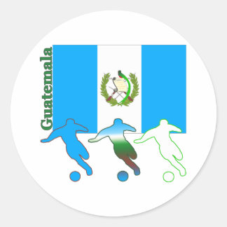 Adesivo Redondo Futebol Guatemala