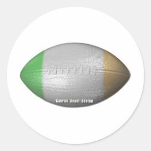 Adesivo Redondo Futebol irlandês