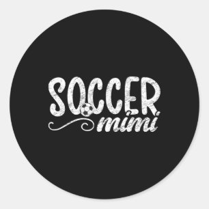Adesivo Redondo Futebol Mimi Orgulhosa Mimi De Um Jogador De Futeb
