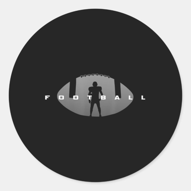 Adesivo Redondo Futebol Roupa (Frente)
