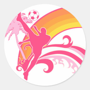 Adesivo Redondo futebol summersetz.