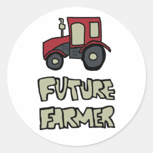 Adesivo Redondo Futuro Agricultor