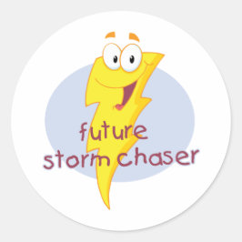 Adesivo Redondo Futuro Chaser de Tempestade