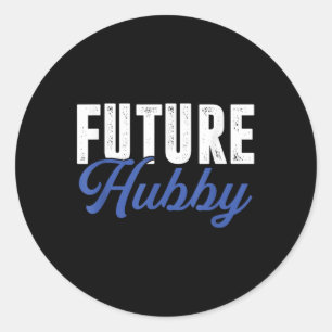 Adesivo Redondo Futuro Hubby _ Casamento de noiva da esposa _ Horá