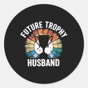 Adesivo Redondo Futuro Marido Troféu