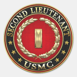 Adesivo Redondo Fuzileiros navais dos Estados Unidos: Segundo Tene