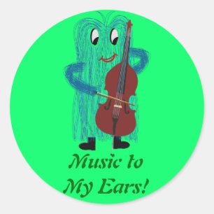 Adesivo Redondo FuzzyBassPlayer