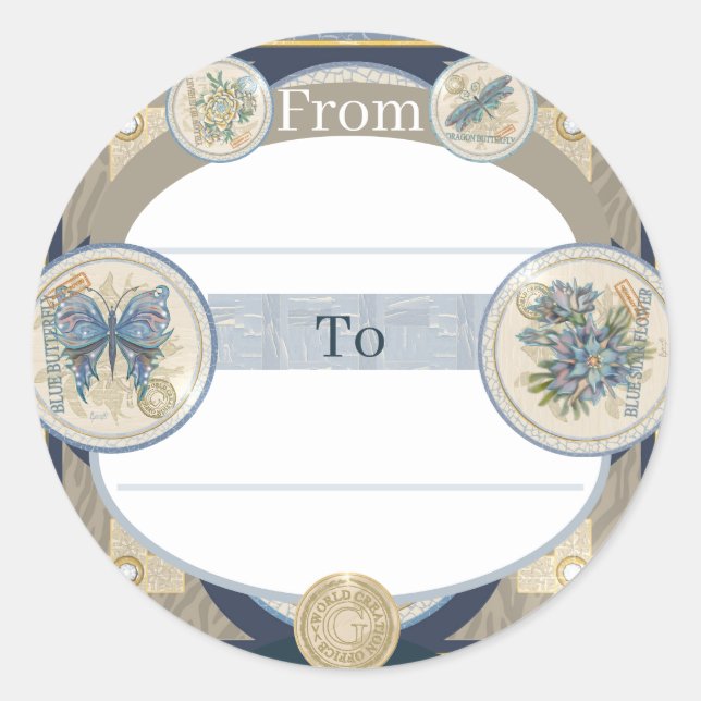 Adesivo Redondo G Gabinete de Criação (Frente)