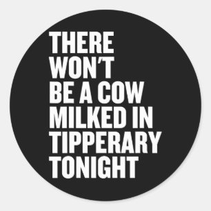 Adesivo Redondo Gaa Tipperary Irish Hurling - Camisetas da Irlanda