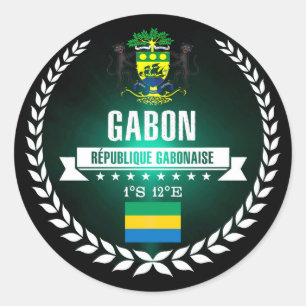 Adesivo Redondo Gabon