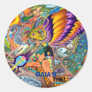ADESIVO REDONDO GAIA'S TIME STICKERS