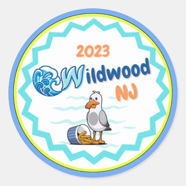Adesivo Redondo Gaivota-adesiva NJ 2023 (Frente)